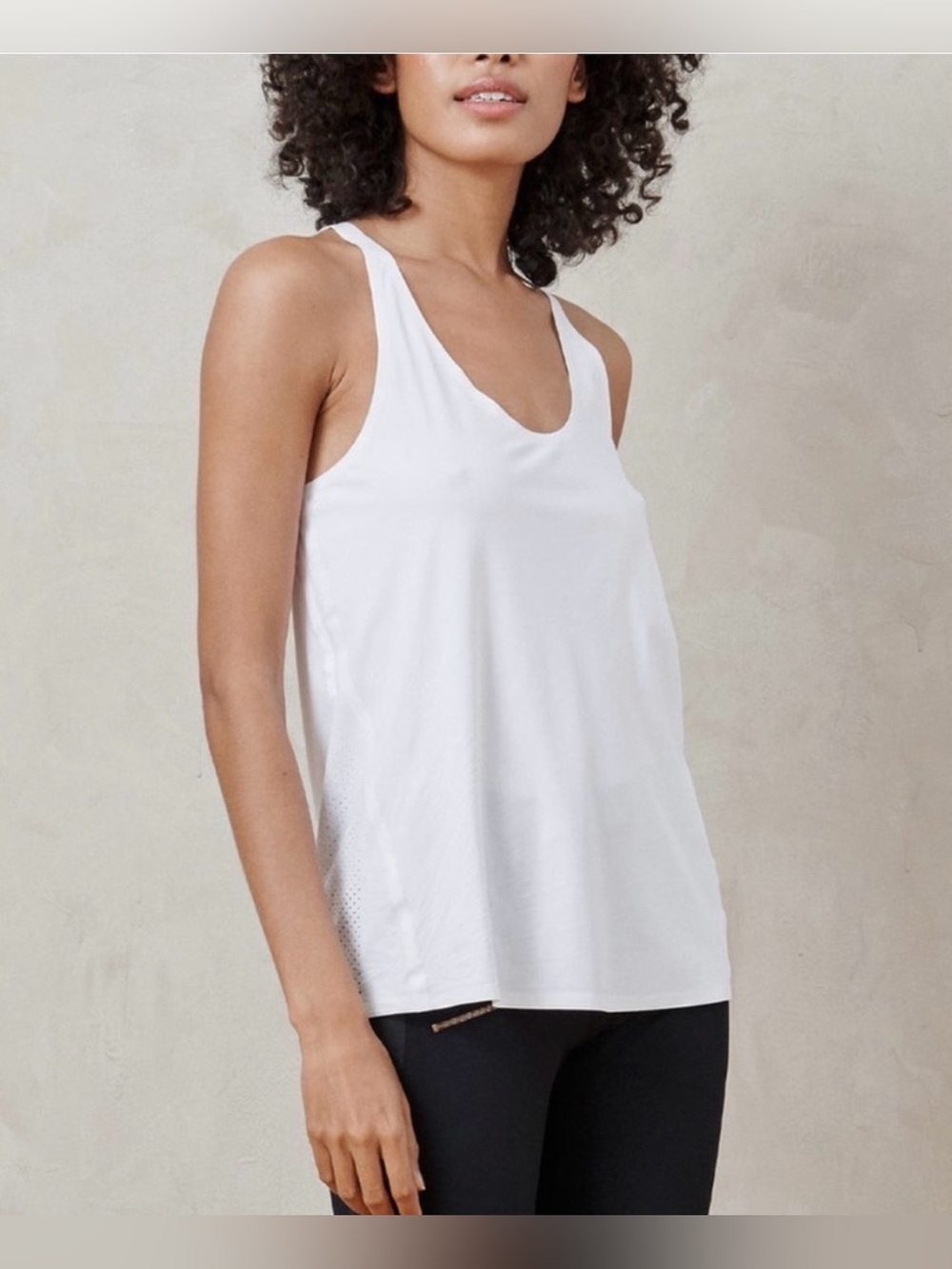 Aday Dream Harder Tank Top White Racerback , size S